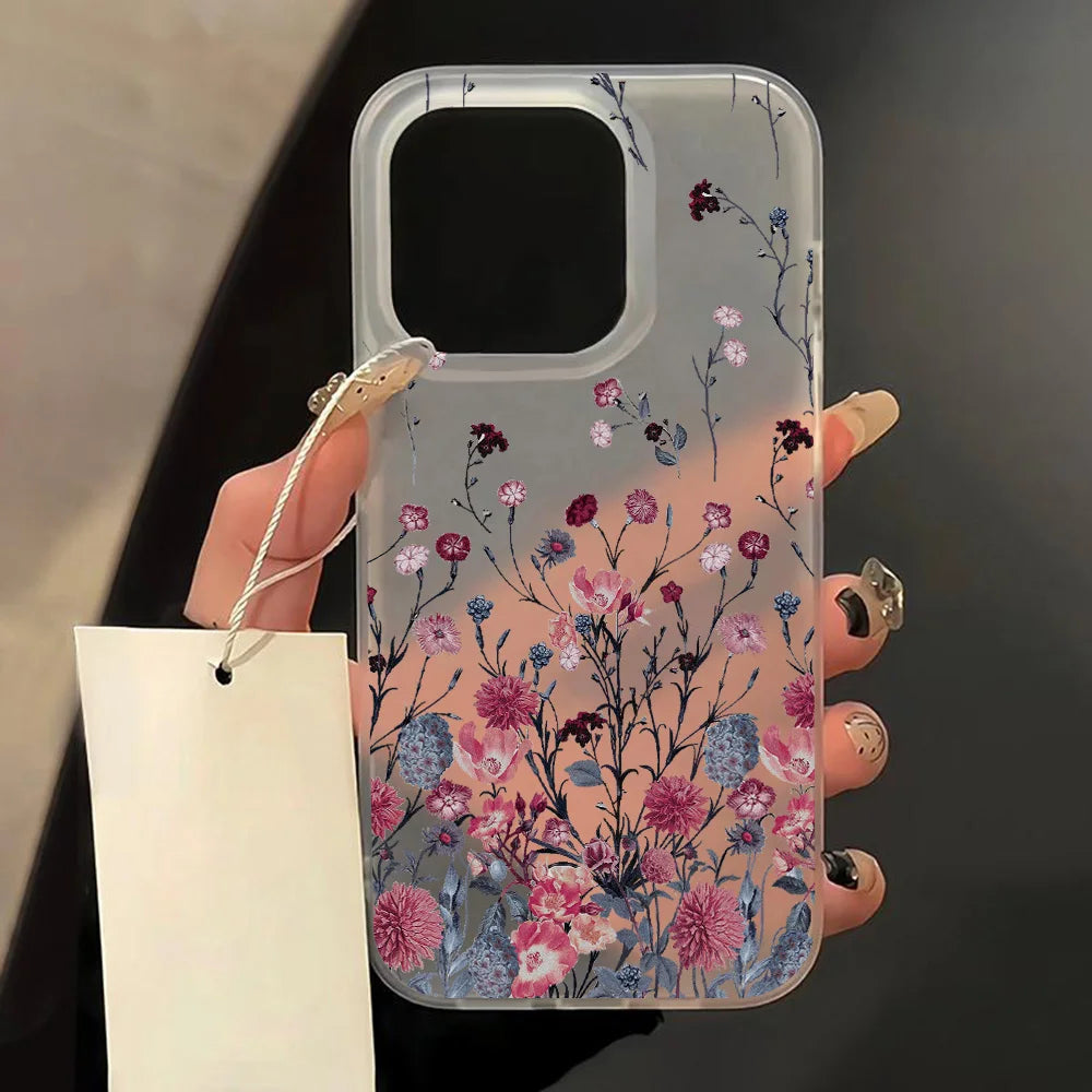 Floral phone case for iPhone 17 Pro Slim Case