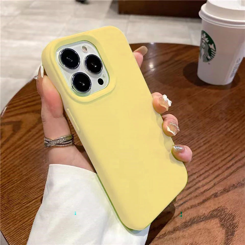 Flüssigsilikon Stoßfeste iPhone Hülle