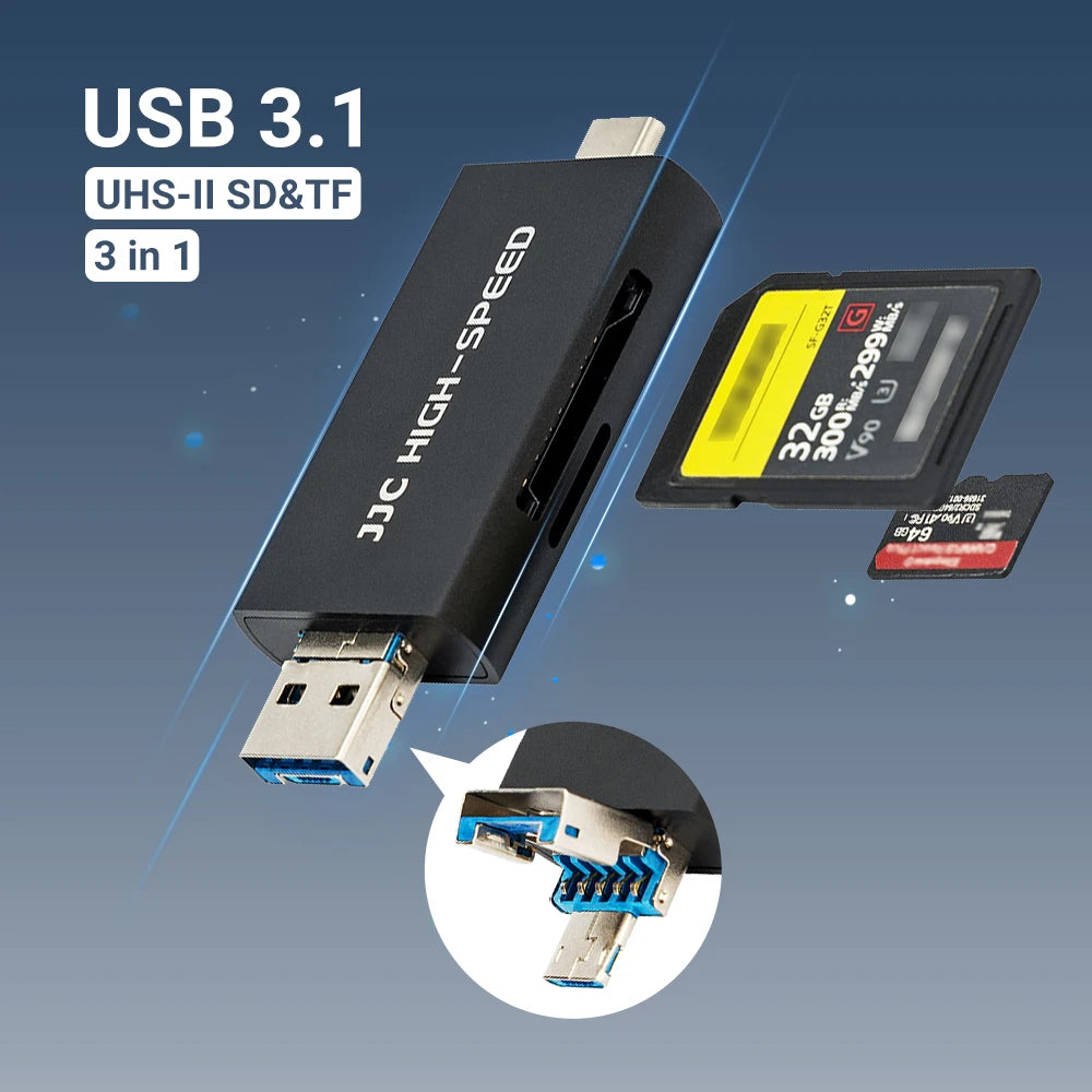 SD Micro SD Kartenleser USB 3.1 Typ-C Adapter