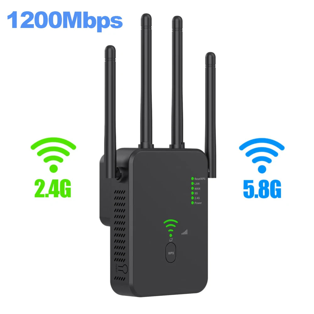 1200 MBit/s Dualband WLAN-Repeater
