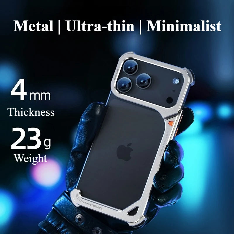 Minimalistische Oatsbasf Hülle für iPhone 17 Pro Max