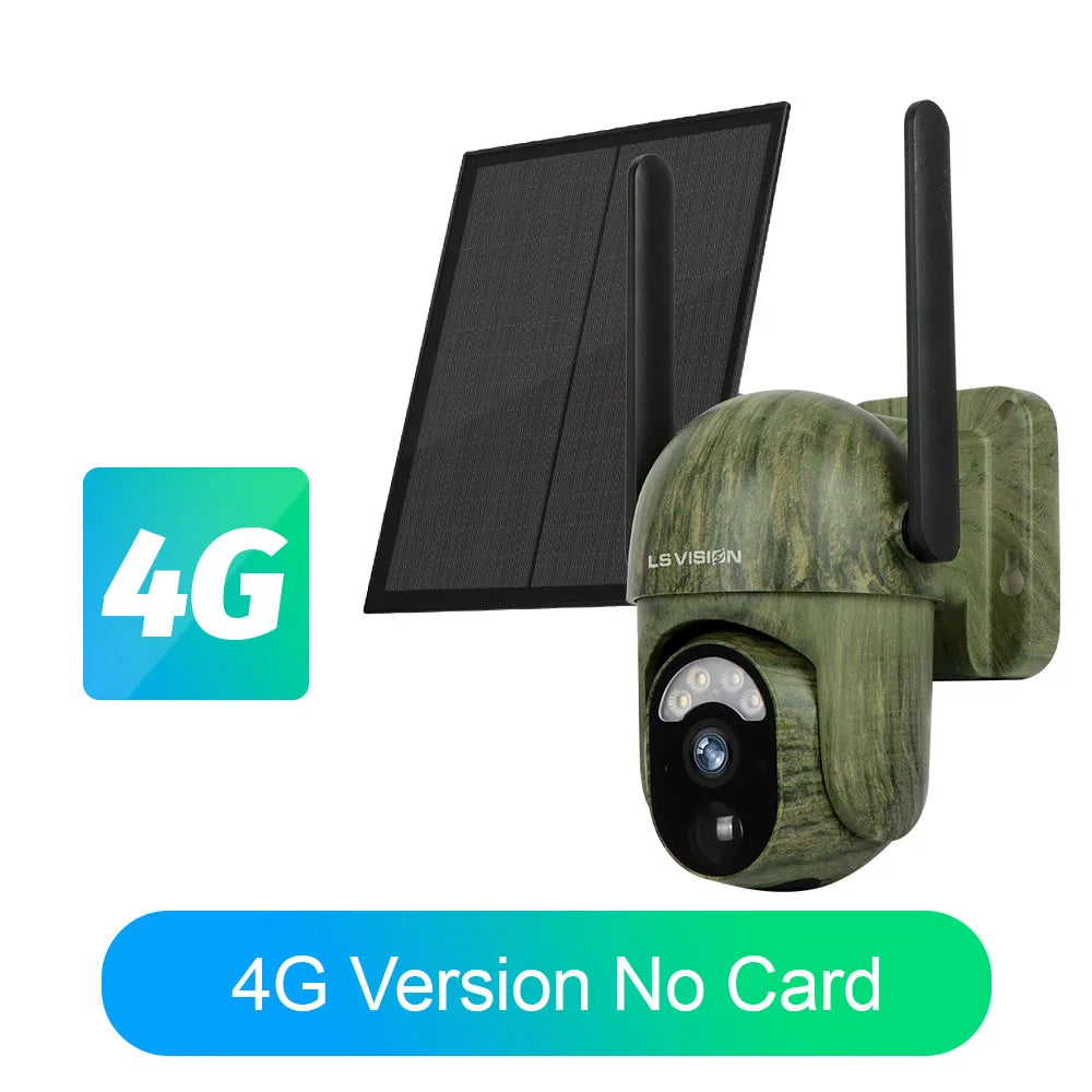 4G WiFi Solar Außenkamera 2K HD Farbnachtsicht