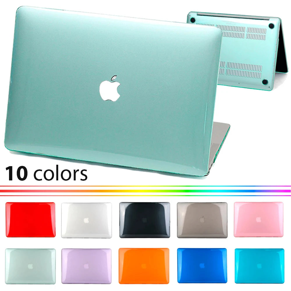 MacBook Hülle 11–16 Zoll Kristall