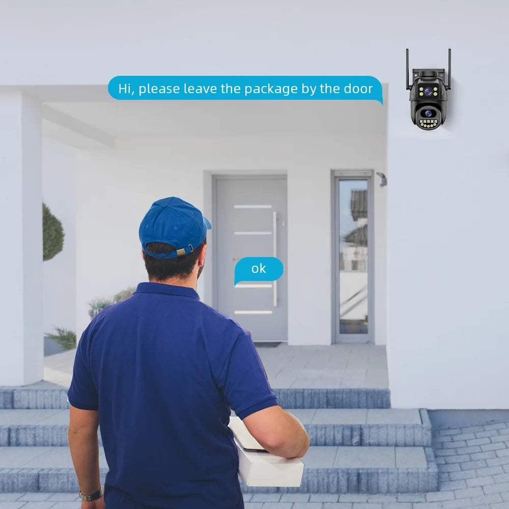 4K 8MP HD Wifi PTZ Kamera Outdoor